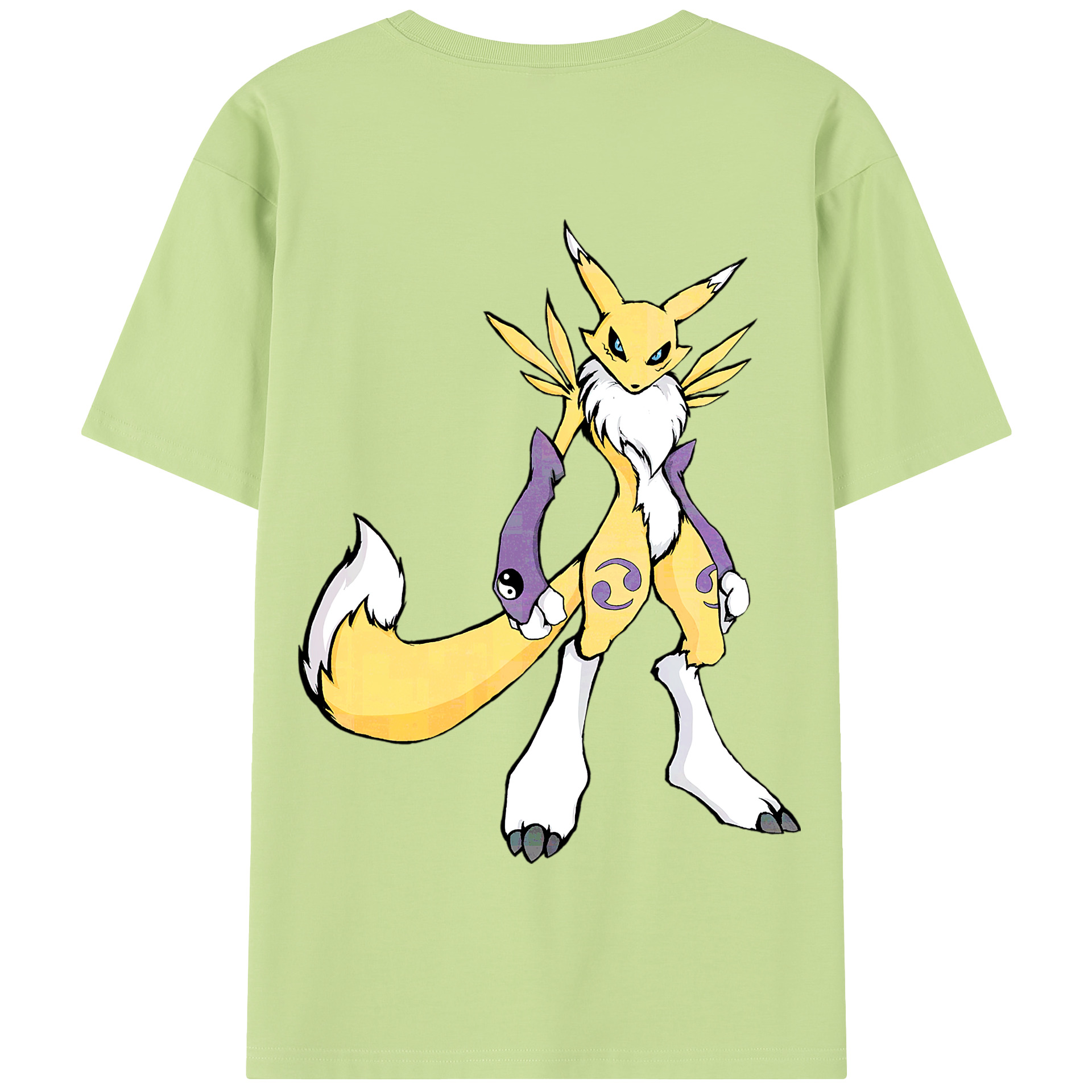 （画像用） Digimon デジタルモンスター/デジモン 綿100％半袖Tシャツ（背面プリント）